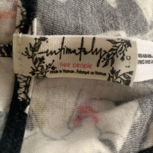 Free People Intimately Super Soft Floral Sure Please Bodysuit | Large - Picture 5 of 10